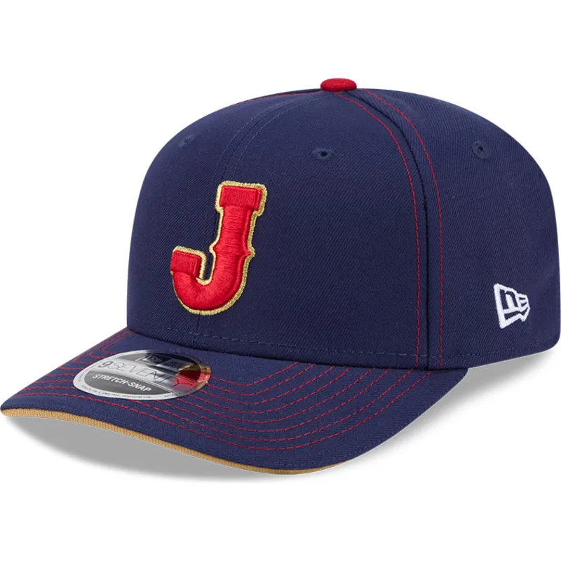 cappellino-curvo-blu-marino-snapback-9seventy-stretch-snap-japan-2026-world-baseball-classic-di-new-era
