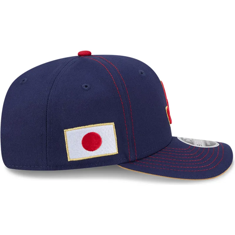 cappellino-curvo-blu-marino-snapback-9seventy-stretch-snap-japan-2026-world-baseball-classic-di-new-era