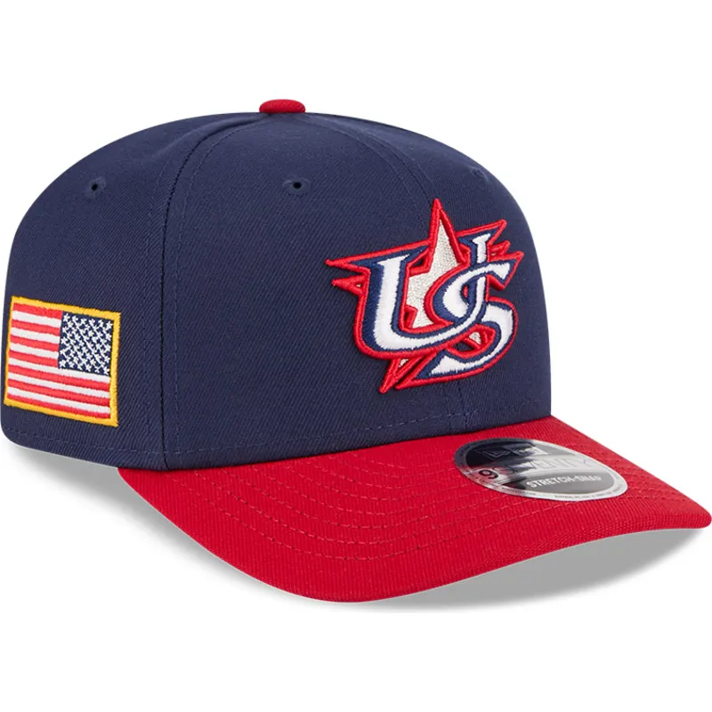 marineblaue-und-rote-gebogene-snapback-kappe-9seventy-stretch-snap-usa-2026-world-baseball-classic-von-new-era
