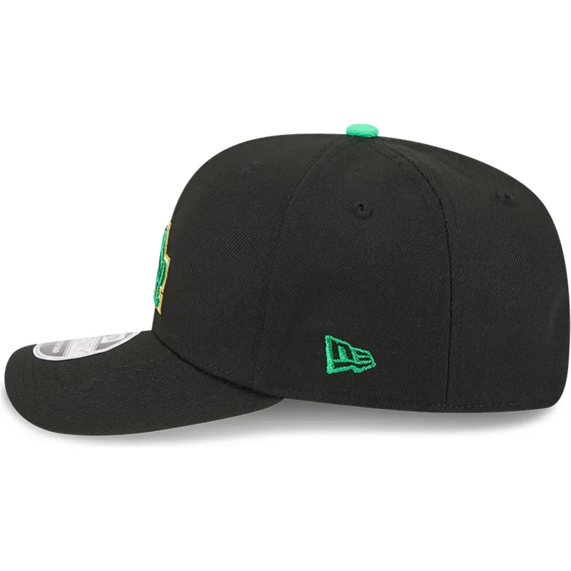 cappellino-curvo-nero-snapback-9seventy-stretch-snap-saint-patrick-s-day-dei-los-angeles-dodgers-mlb-di-new-era