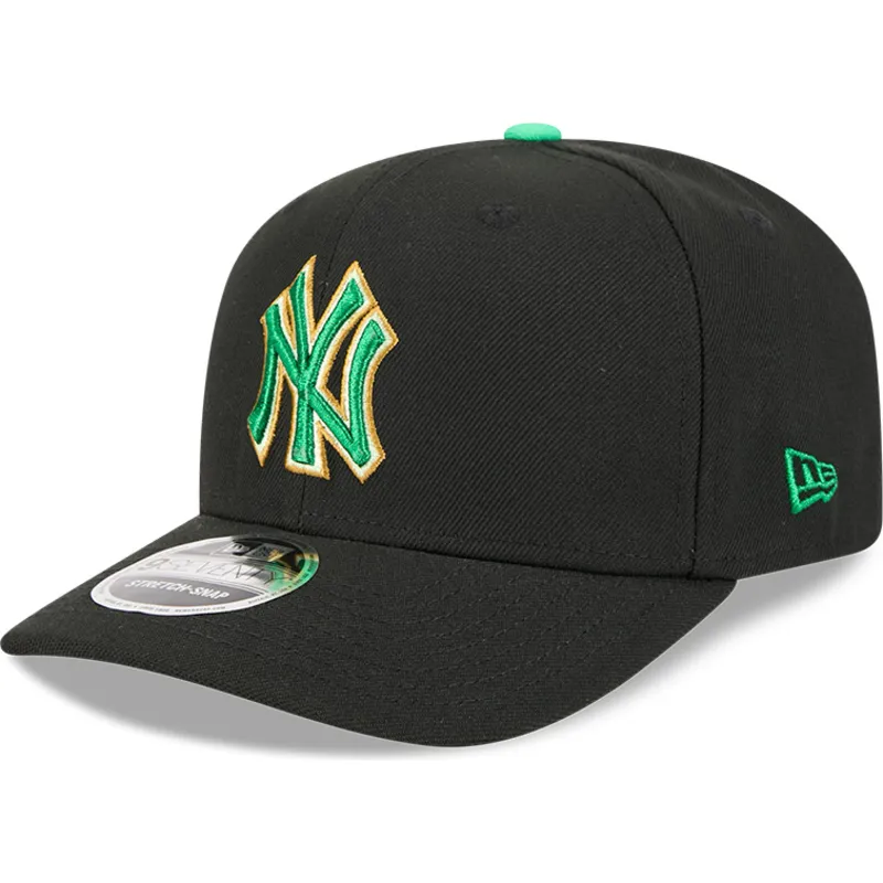 svart-kurvad-keps-snapback-9seventy-stretch-snap-saint-patrick-s-day-fran-new-york-yankees-mlb-av-new-era