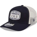 cappellino-trucker-blu-navy-9seventy-stretch-snap-patch-dei-new-york-yankees-mlb-di-new-era