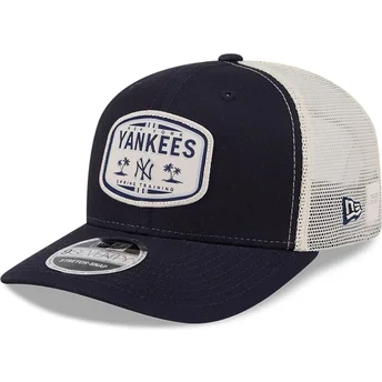 Cappellino trucker blu navy 9SEVENTY Stretch Snap Patch dei New York Yankees MLB di New Era