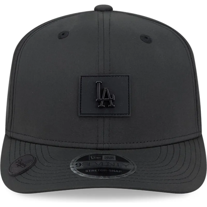 cappellino-curvo-nero-snapback-9seventy-stretch-snap-clubhouse-dei-los-angeles-dodgers-mlb-di-new-era