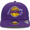 casquette-trucker-violette-9seventy-stretch-snap-eg-los-angeles-lakers-nba-new-era