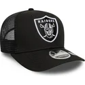 trucker-kasket-sort-9seventy-stretch-snap-eg-fra-las-vegas-raiders-nhl-fra-new-era