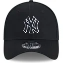 sort-fitted-trucker-kasket-med-sort-logo-39thirty-evergreen-neo-fra-new-york-yankees-mlb-fra-new-era