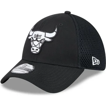 Justeret sort trucker-kasket 39THIRTY Evergreen Neo fra Chicago Bulls NBA fra New Era