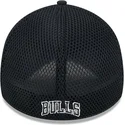 casquette-trucker-noire-ajustee-39thirty-evergreen-neo-chicago-bulls-nba-new-era
