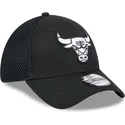 cappellino-trucker-nero-aderente-39thirty-evergreen-neo-dei-chicago-bulls-nba-di-new-era