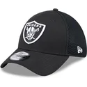 gorra-trucker-negra-ajustada-39thirty-evergreen-neo-de-las-vegas-raiders-nfl-de-new-era