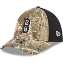 buet-kasket-camouflage-justeret-39thirty-m-crown-a-frame-realtree-fra-boston-red-sox-mlb-fra-new-era