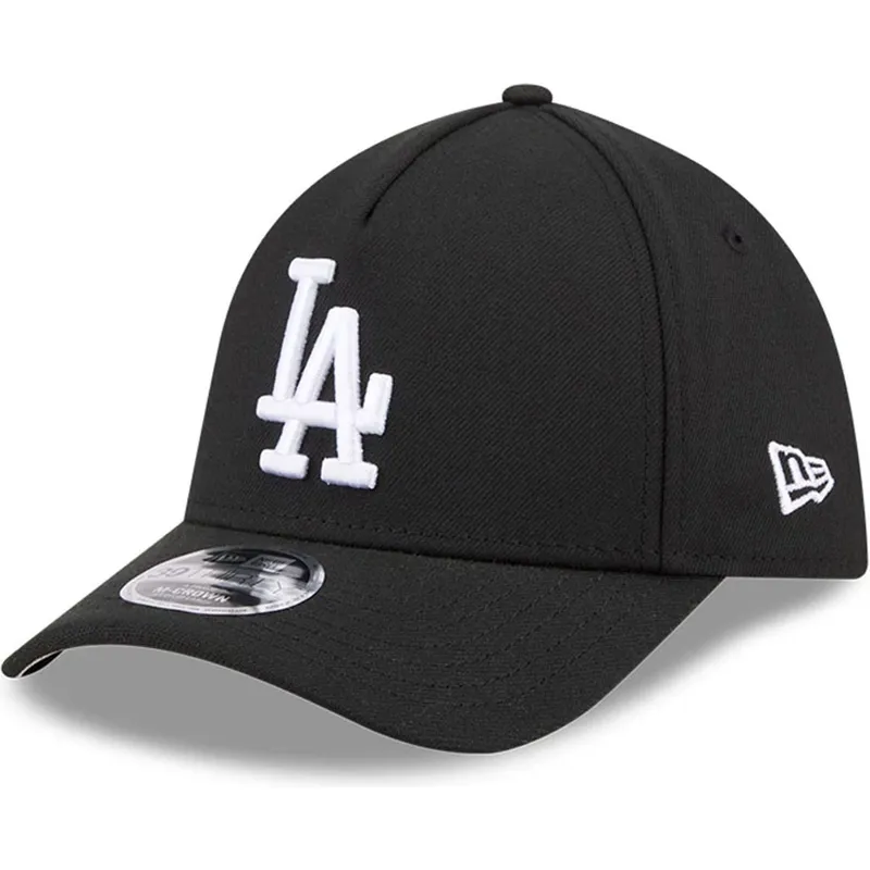 casquette-courbee-noire-ajustee-39thirty-m-crown-a-frame-los-angeles-dodgers-mlb-new-era
