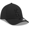 svart-bojd-keps-justerbar-med-svart-logotyp-39thirty-m-crown-a-frame-fran-los-angeles-dodgers-mlb-av-new-era