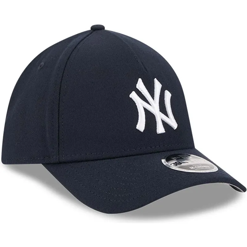 buet-marinebla-justerbar-kasket-39thirty-m-crown-a-frame-fra-new-york-yankees-mlb-fra-new-era