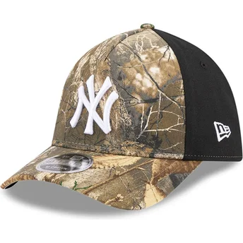 Buet kasket camouflage justeret 39THIRTY M-Crown A Frame Realtree fra New York Yankees MLB fra New Era