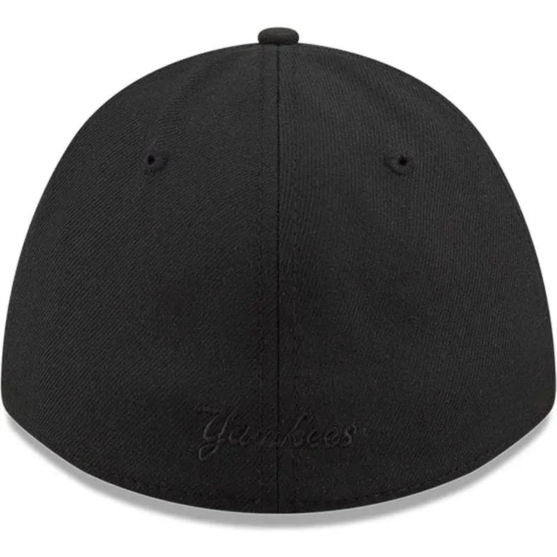 cappellino-curvo-nero-regolabile-con-logo-nero-39thirty-m-crown-a-frame-dei-new-york-yankees-mlb-di-new-era