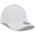 cappellino-curvo-bianco-regolabile-con-logo-bianco-39thirty-m-crown-a-frame-dei-new-york-yankees-mlb-di-new-era