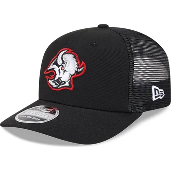 Sort 9SEVENTY Stretch Snap Evergreen trucker-kasket fra Buffalo Sabres NHL af New Era