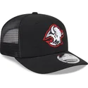 schwarze-trucker-kappe-9seventy-stretch-snap-evergreen-der-buffalo-sabres-nhl-von-new-era