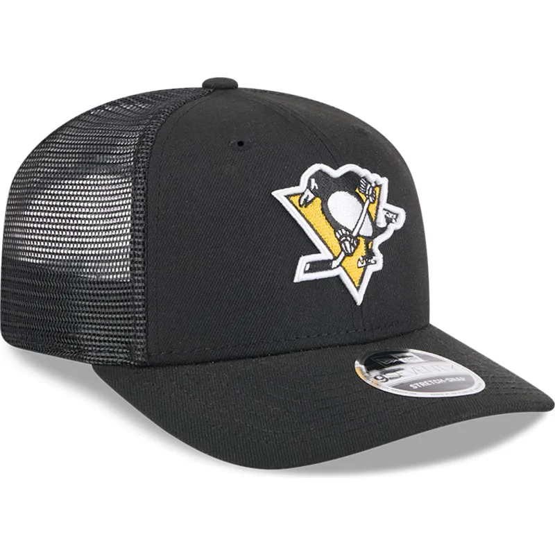 svart-trucker-keps-9seventy-stretch-snap-evergreen-pittsburgh-penguins-nhl-fran-new-era