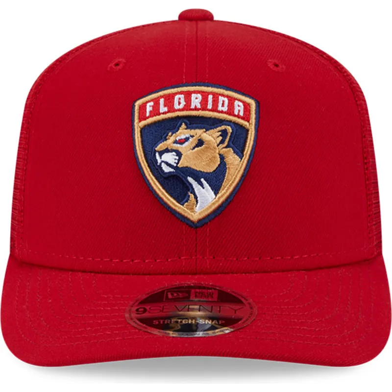 casquette-trucker-rouge-9seventy-stretch-snap-evergreen-florida-panthers-nhl-new-era