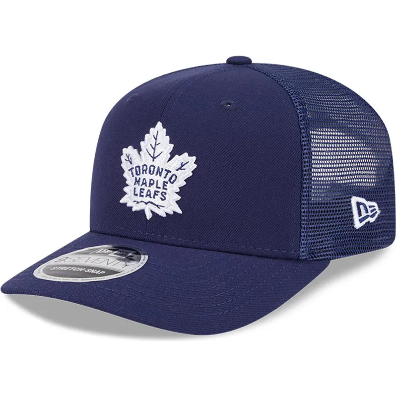 morkbla-trucker-keps-9seventy-stretch-snap-evergreen-toronto-maple-leafs-nhl-fran-new-era