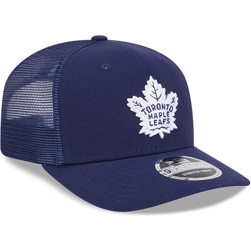 granatowa-czapka-trucker-9seventy-stretch-snap-evergreen-toronto-maple-leafs-nhl-new-era