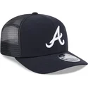 morkbla-trucker-keps-9seventy-stretch-snap-evergreen-fran-atlanta-braves-mlb-av-new-era