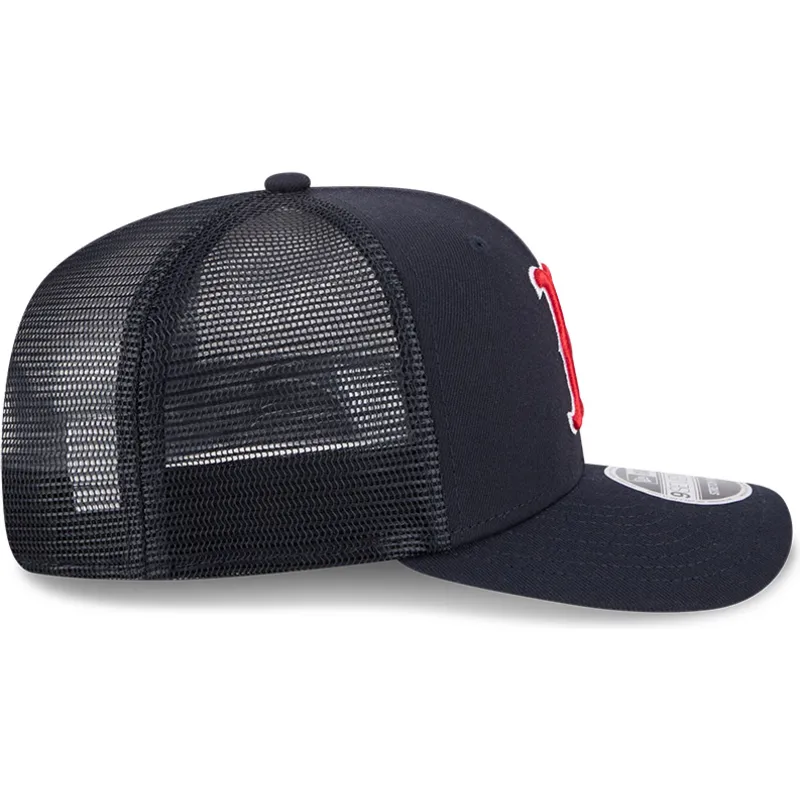 granatowa-czapka-trucker-9seventy-stretch-snap-evergreen-boston-red-sox-mlb-new-era