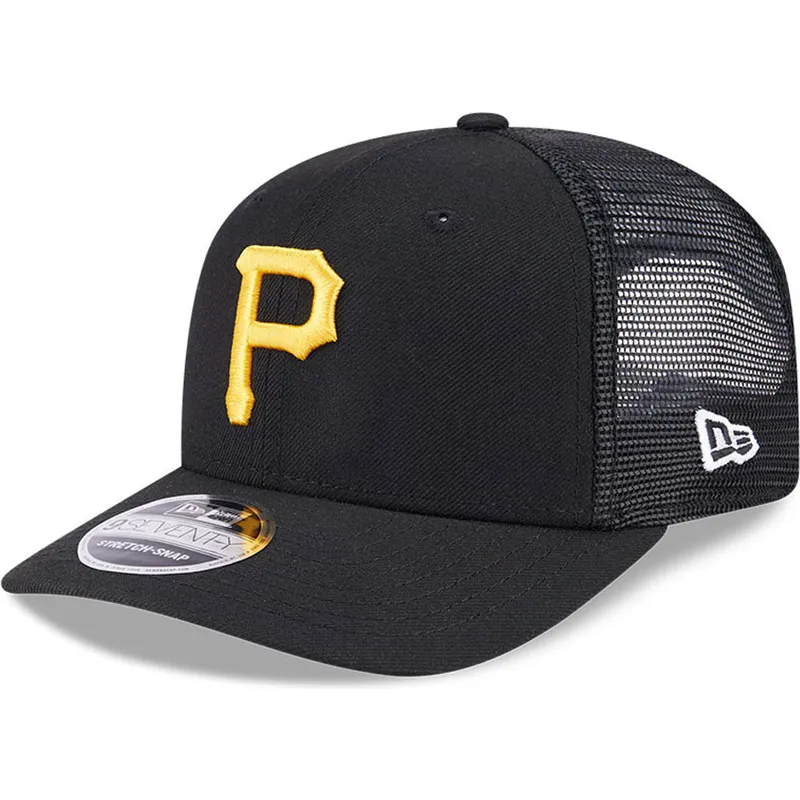 sort-9seventy-stretch-snap-evergreen-trucker-kasket-fra-pittsburgh-pirates-mlb-af-new-era