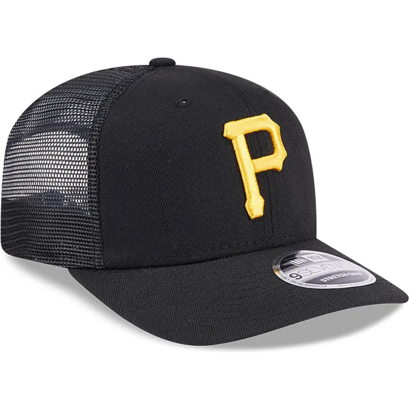 sort-9seventy-stretch-snap-evergreen-trucker-kasket-fra-pittsburgh-pirates-mlb-af-new-era