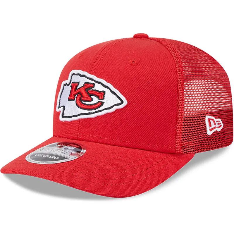 czerwona-czapka-trucker-9seventy-stretch-snap-evergreen-kansas-city-chiefs-nfl-new-era