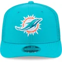 bla-trucker-kasket-9seventy-stretch-snap-evergreen-fra-miami-dolphins-nfl-fra-new-era