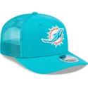 bla-trucker-kasket-9seventy-stretch-snap-evergreen-fra-miami-dolphins-nfl-fra-new-era