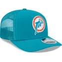 bla-trucker-kasket-9seventy-stretch-snap-evergreen-helmet-fra-miami-dolphins-nfl-fra-new-era