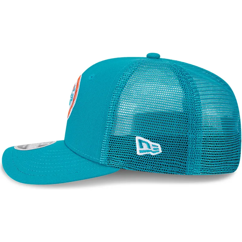 cappellino-trucker-blu-9seventy-stretch-snap-evergreen-helmet-dei-miami-dolphins-nfl-di-new-era