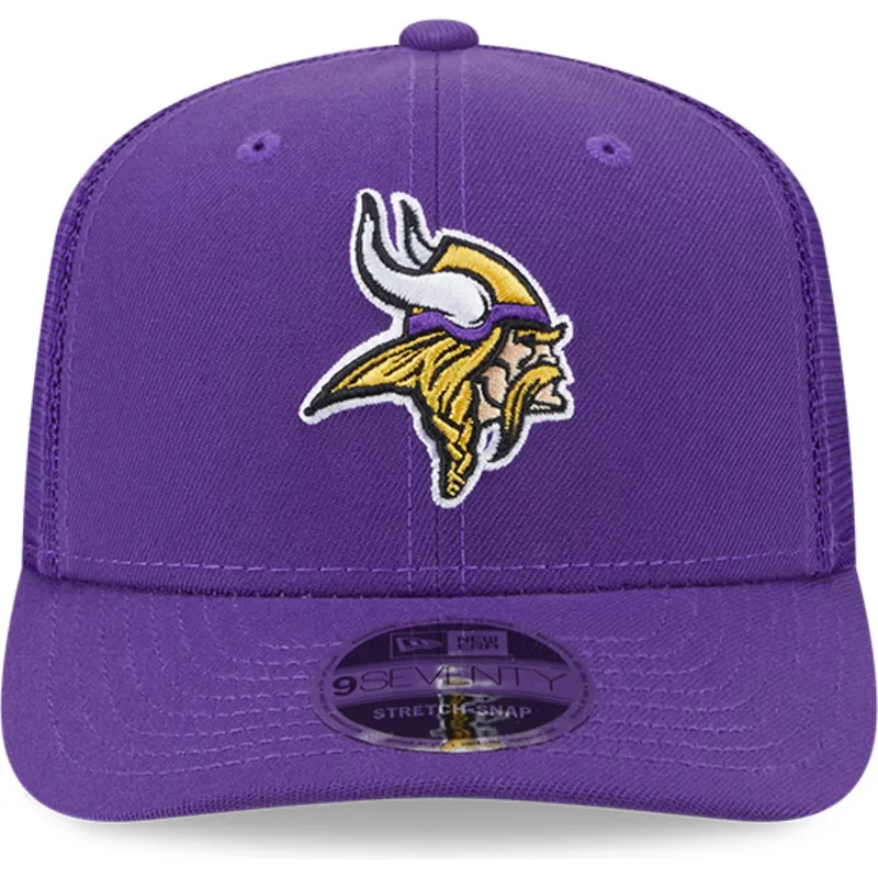 cappellino-trucker-viola-9seventy-stretch-snap-evergreen-dei-minnesota-vikings-nfl-di-new-era