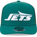 casquette-trucker-verte-9seventy-stretch-snap-evergreen-new-york-jets-nfl-new-era