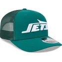 gron-trucker-kasket-9seventy-stretch-snap-evergreen-fra-new-york-jets-nfl-af-new-era