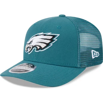 Grøn trucker-kasket 9SEVENTY Stretch Snap Evergreen fra Philadelphia Eagles NFL fra New Era
