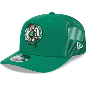 Grøn trucker-kasket 9SEVENTY Stretch Snap Evergreen fra Boston Celtics NBA fra New Era