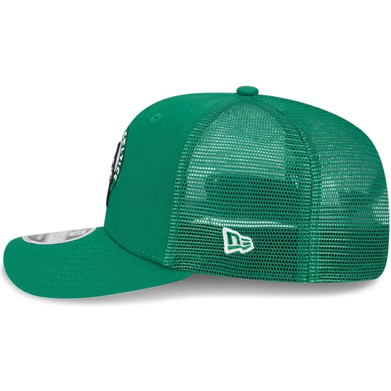 cappellino-trucker-verde-9seventy-stretch-snap-evergreen-dei-boston-celtics-nba-di-new-era