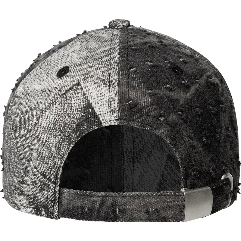 sort-justerbar-buet-kasket-denim-mashup-black-trompe-l-oeil-fra-kangol