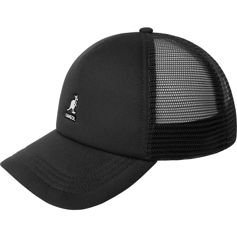 cappellino-trucker-nero-kangaroo-di-kangol