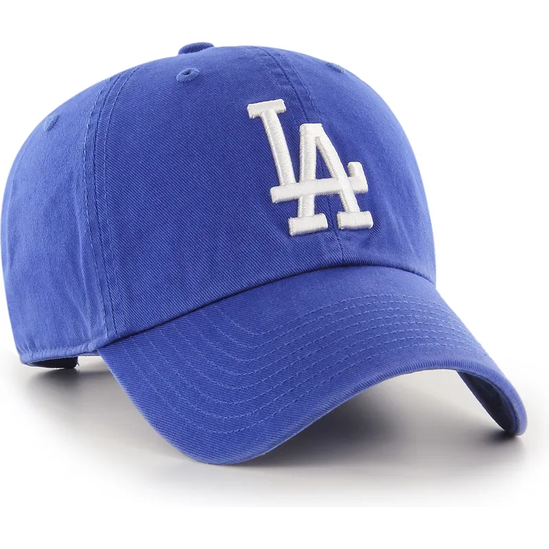 cappellino-curvo-blu-dei-los-angeles-dodgers-mlb-clean-up-di-47-brand