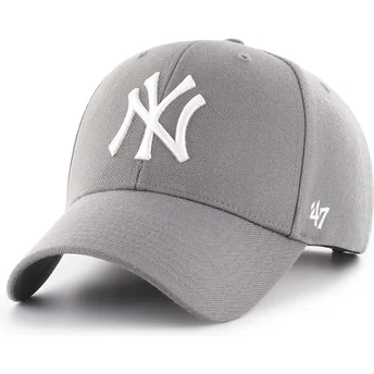 Mørkegrå curved snapback-kasket MVP fra New York Yankees MLB fra 47 Brand
