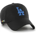 gorra-curva-negra-ajustable-clean-up-eight-bit-hero-de-los-angeles-dodgers-mlb-de-47-brand