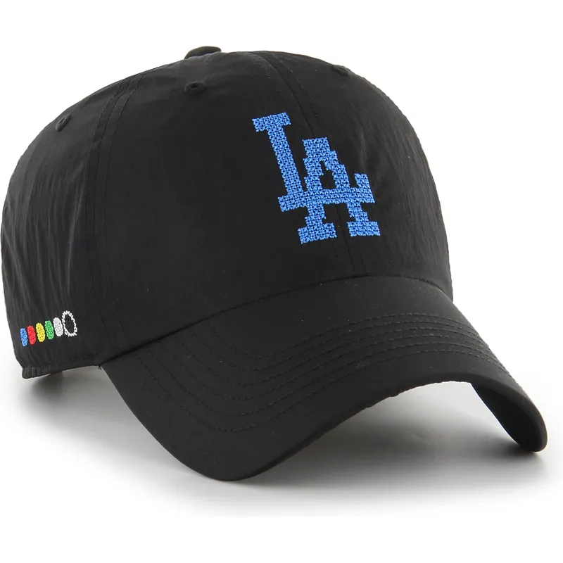 sort-justerbar-curved-kasket-clean-up-eight-bit-hero-fra-los-angeles-dodgers-mlb-fra-47-brand