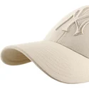 casquette-courbee-beige-snapback-avec-logo-beige-mvp-ballpark-new-york-yankees-mlb-47-brand
